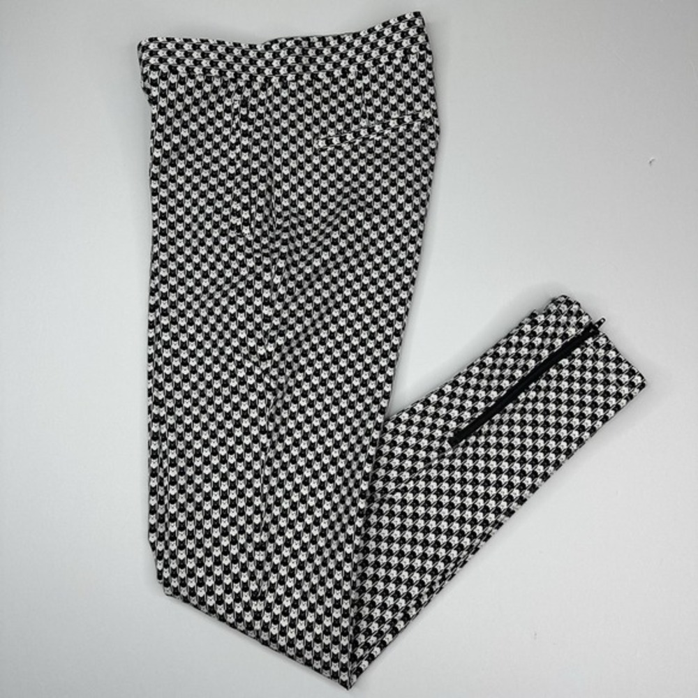 Betabrand Womens Small Long Cat Print Skinny Leg Pencil Dress Pant Yoga Pant NEW - Picture 3 of 15